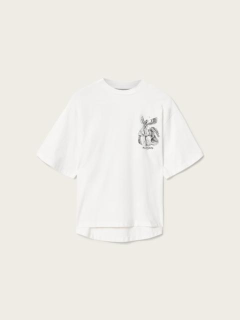 ALLSAINTS SERAPH AMELIE OVERSIZED GRAPHIC T-SHIRT