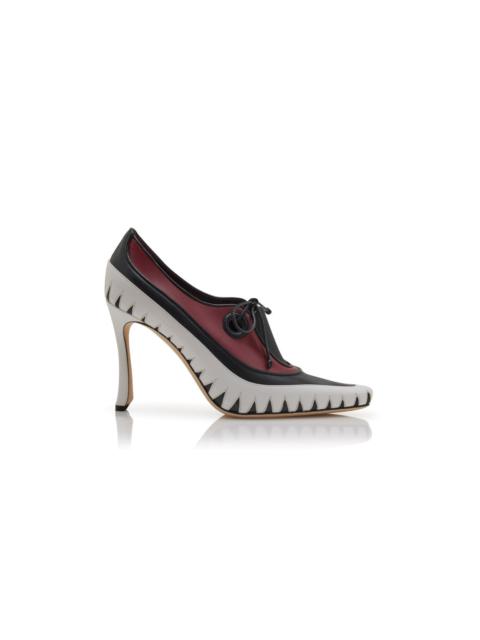Manolo Blahnik Multicoloured Nappa Leather Shoe Booties