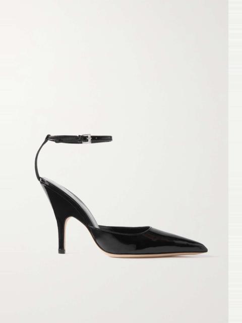 BY FAR Eliza leather pumps