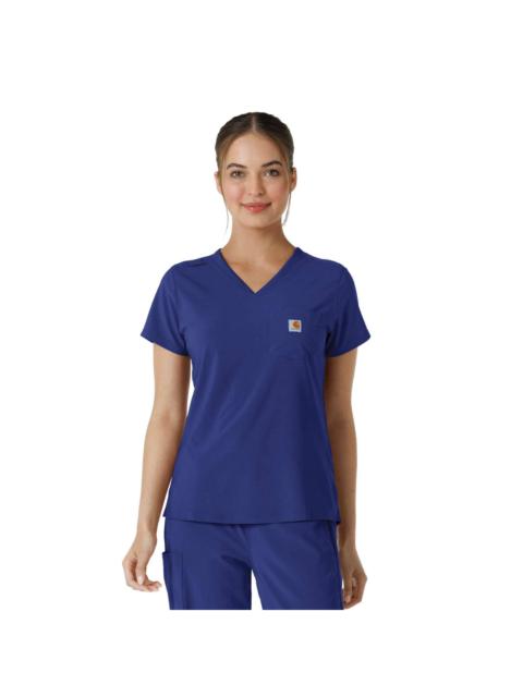 Carhartt Women's Force Cross-Flex Tuck-In Scrub Top