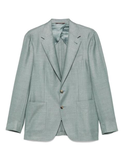 Canali twill blazer