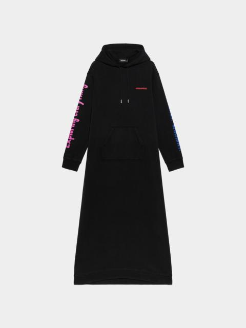 DSQUARED2 LONG HOODED DRESS