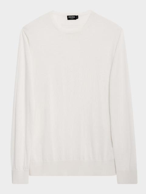 ZEGNA Men's Cashmere Crewneck Sweater