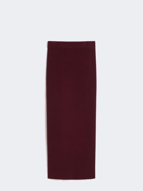 WEEKEND Max Mara Viscose pencil skirt - BORDEAUX