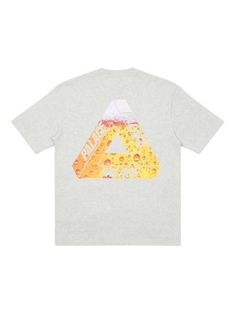 PALACE PALACE Tri-Lager Tee Triangle Logo Printing Short Sleeve Unisex Gray P19TS218
