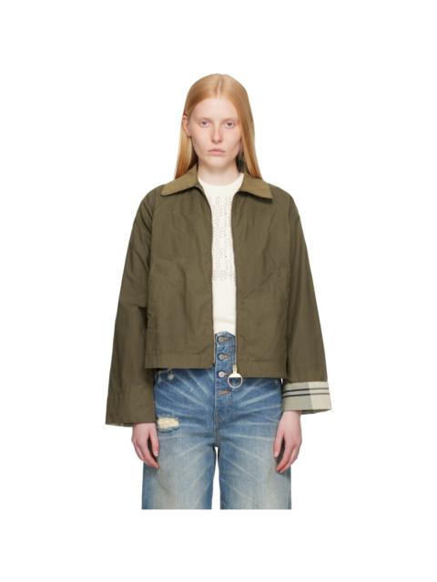 Barbour Khaki Catlin Showerproof Jacket