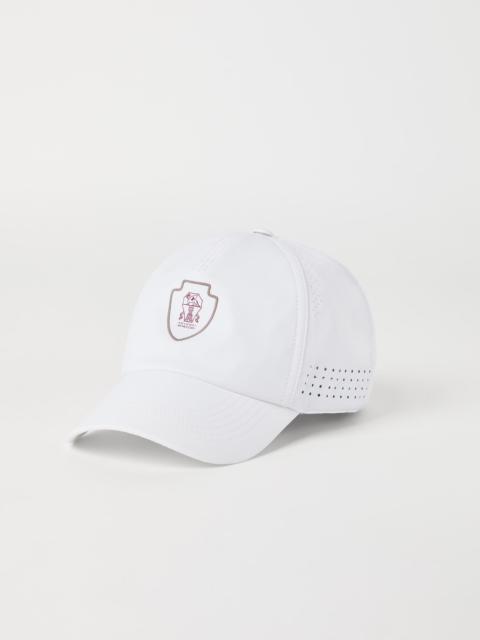 Brunello Cucinelli Stretch nylon baseball cap with logo