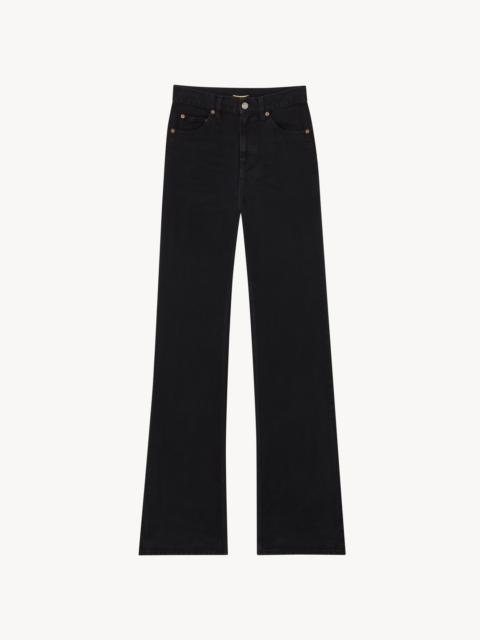 SAINT LAURENT 70'S JEANS IN OLD BLACK DENIM
