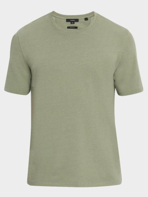 Vince Men's Birdseye Jacquard Pima Cotton T-Shirt