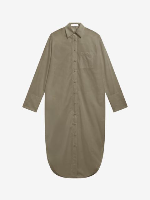 The Frankie Shop Helena Shirt Dress - Khaki
