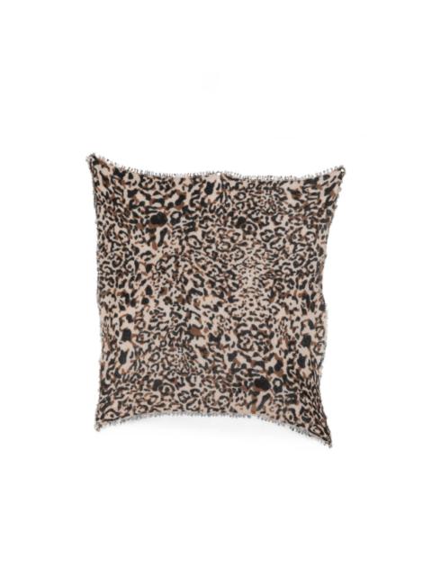 Faliero Sarti Maky leopard-print cashmere scarf