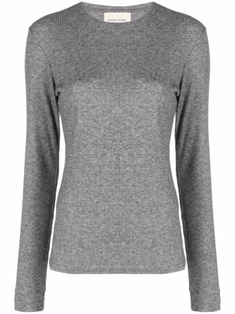 Ortigia round-neck jumper