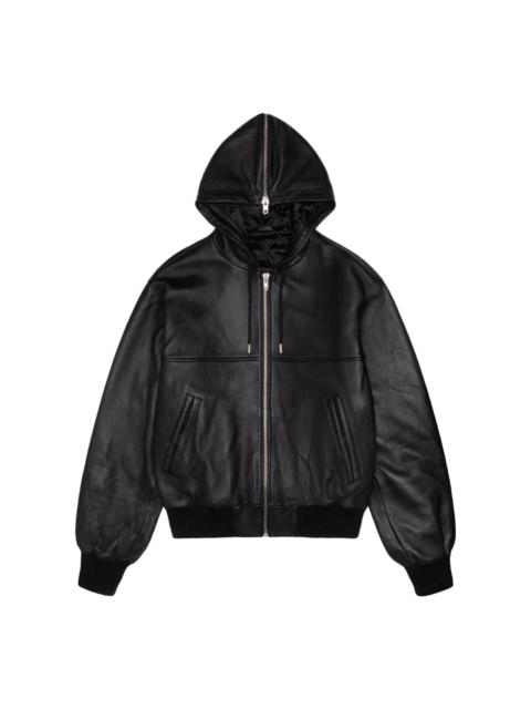 Stussy SS Link Leather Bomber 'Black' 115739