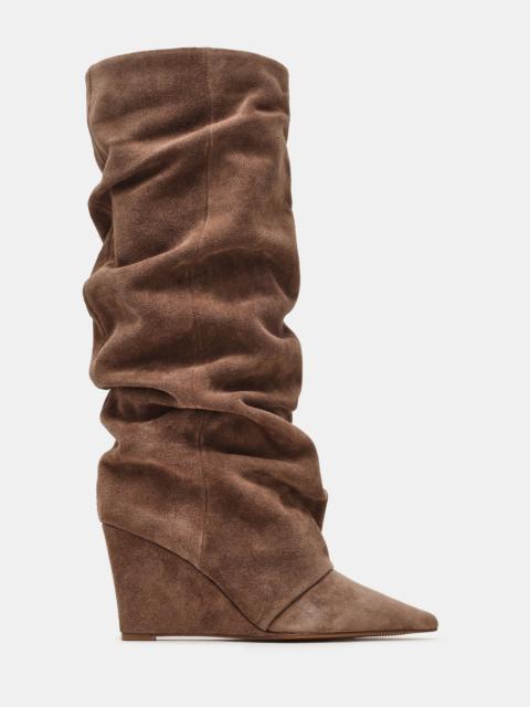 STEVE MADDEN LIBERTY TAUPE SUEDE