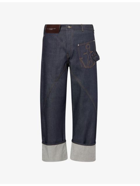 JW Anderson Twisted Workwear Cotton Denim Jeans