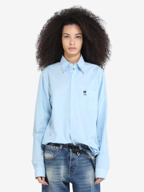 LOGO-EMBROIDERED COTTON SHIRT