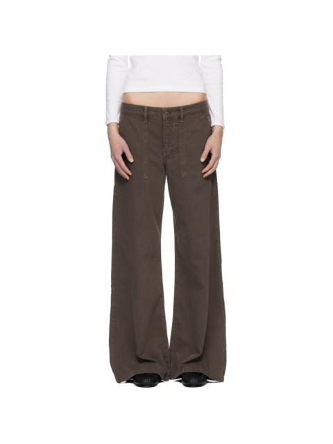 JEANERICA Brown Guell Trousers