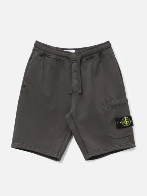 Stone Island ORGANIC COTTON FLEECE JOGGER SHORTS