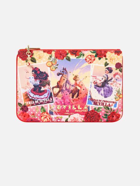 CAMILLA SMALL CANVAS CLUTCH