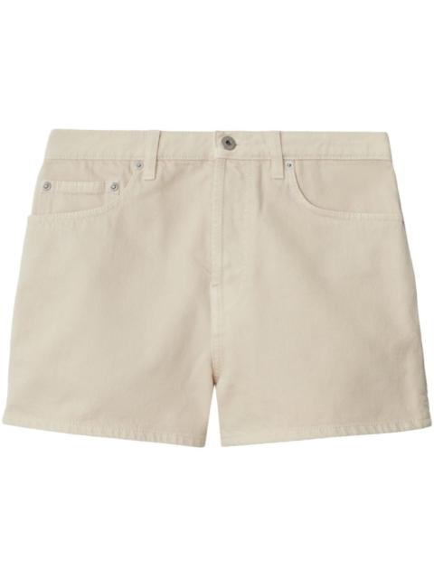 Burberry Equestrian Knight denim shorts