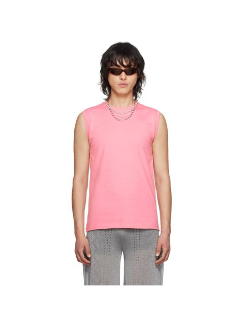 Pink Sleeveless T-Shirt