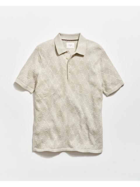 Billy Reid Diamond Sweater Polo