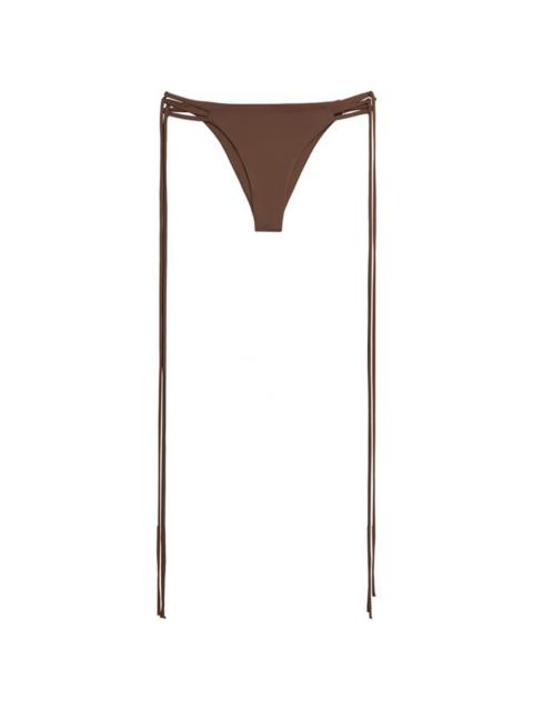 Blumarine tie bikini bottoms