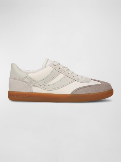 Oasis Mixed Leather Retro Sneakers