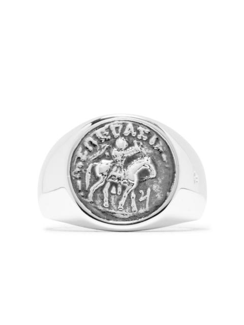 TOM WOOD COIN RING - 925 STERLING SILVER