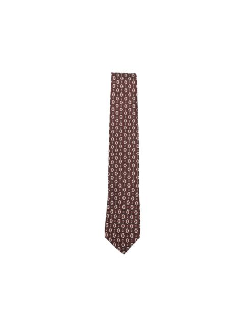 LARDINI geometric-patterned tie