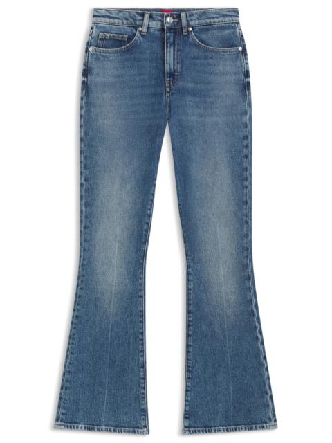 HUGO SKINNY-FIT JEANS IN BLUE STRETCH DENIM
