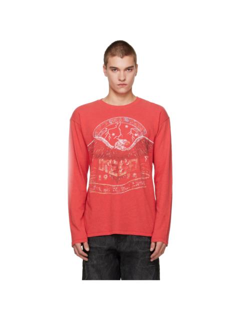 Diesel Red T-Geri-LS Shirt