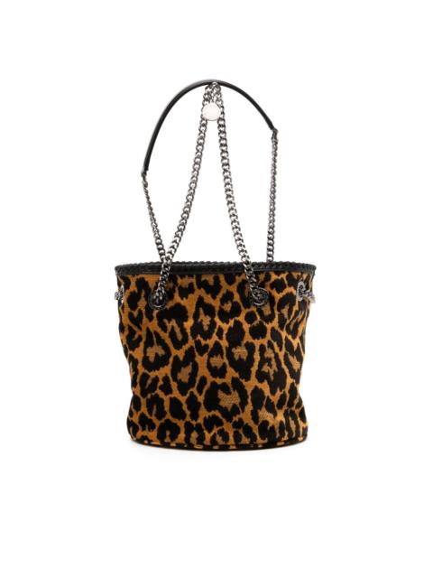 Stella McCartney eco leopard bucket bag