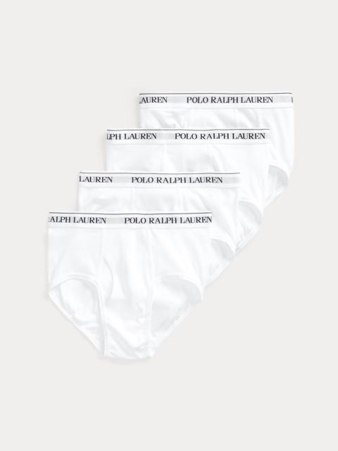 Polo Ralph Lauren Cotton Wicking Mid-Rise Brief 4-Pack