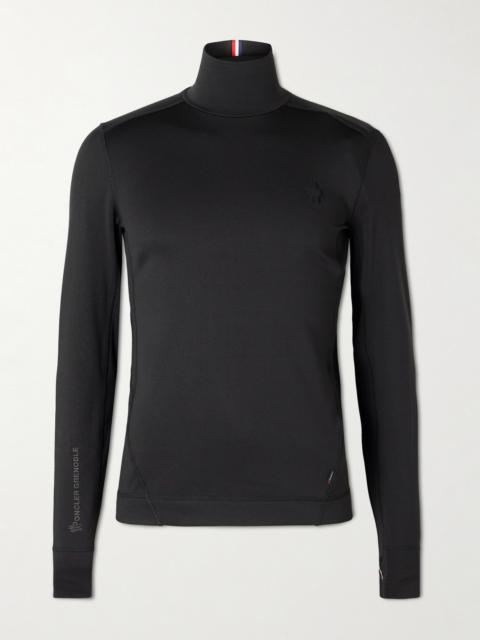 Moncler Grenoble Slim-Fit Logo-Appliquéd Polartec® Power Grid™ Base Layer