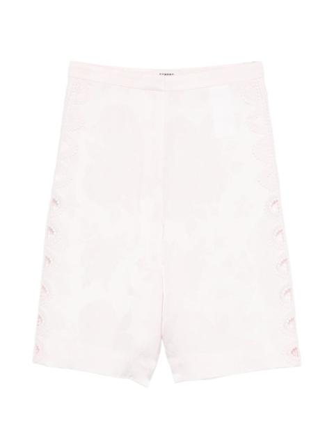 Sandro lace-trim shorts