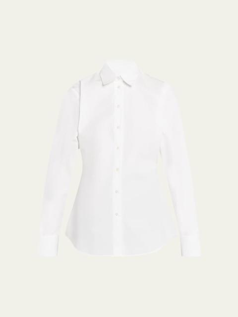 RÓHE Shaped Cotton Poplin Shirt