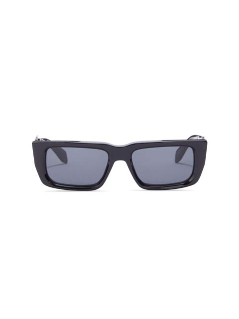 Milford rectangular-frame sunglasses