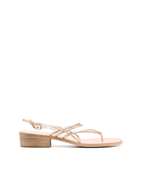ANCIENT GREEK SANDALS Cycladic 35mm heeled sandal