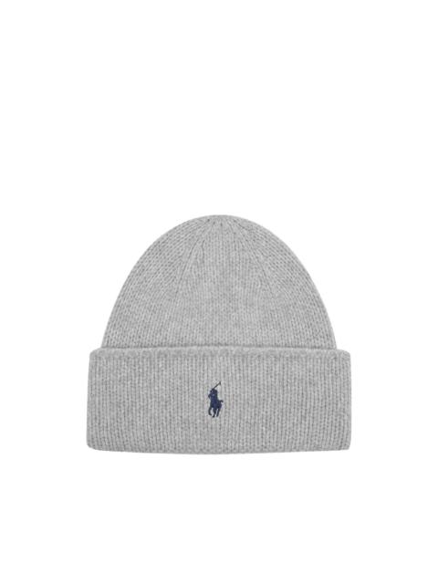 Polo Ralph Lauren logo-embroidered ribbed-knit beanie hat