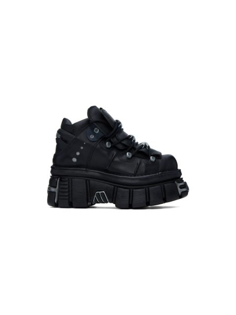 VETEMENTS Black New Rock Edition Platform Sneakers