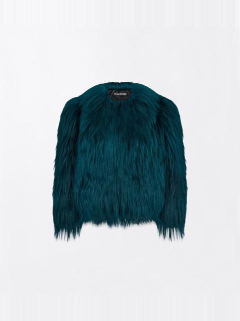TOM FORD LONG HAIR LAMB SHEARLING JACKET