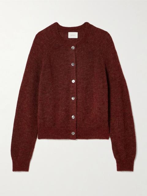 DÔEN Petra knitted cardigan Burgundy