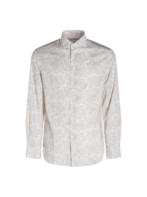 Brunello Cucinelli paisley-print shirt