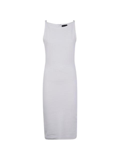 EMPORIO ARMANI sleeveless midi dress