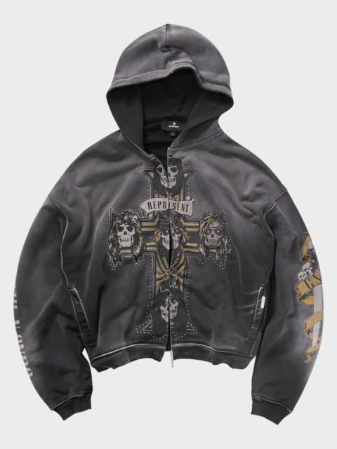 REPRESENT x Guns N' Roses Men & apos;s Cross Zip Through Hoodie
