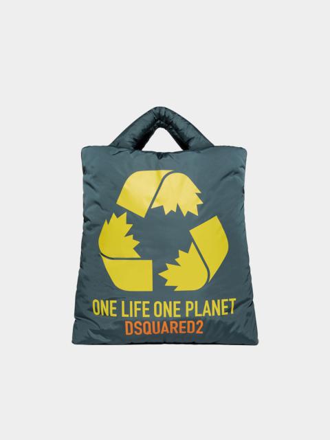 DSQUARED2 ONE LIFE ONE PLANET SHOPPING BAG
