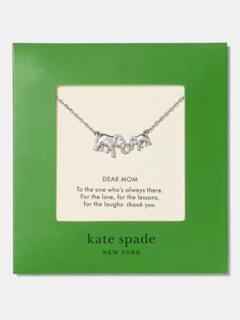 kate spade Dear Mom Carded Pendant