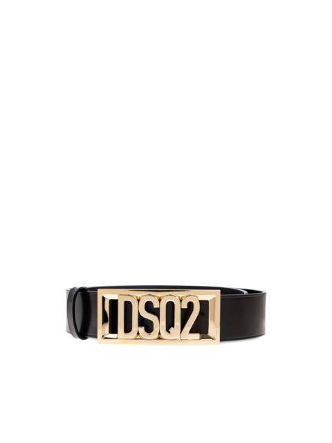 DSQUARED2 logo-detail leather belt