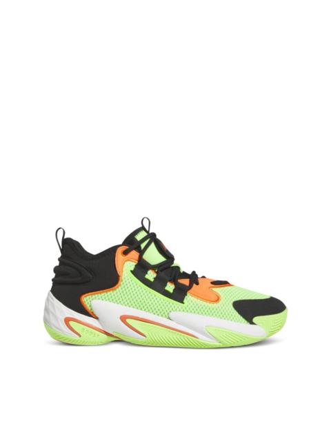 adidas BYW 선택 "태양 그린 / 충격 오렌지 / 코어 블랙" 스니커